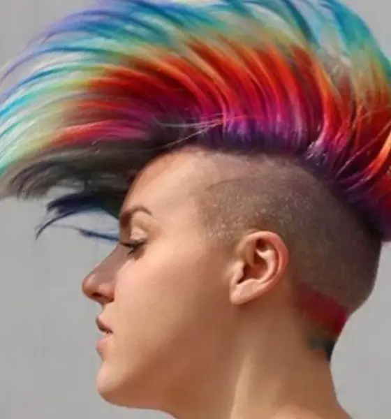 Rainbow Funny Haircut