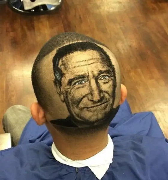 Robin Williams Funny Haircut