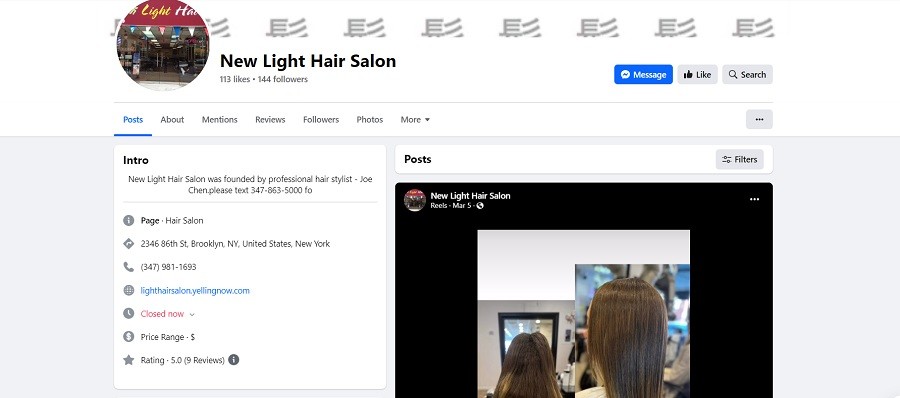 New Light Hair Salon