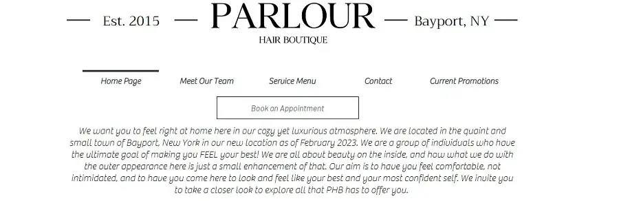 Parlour Hair Boutique